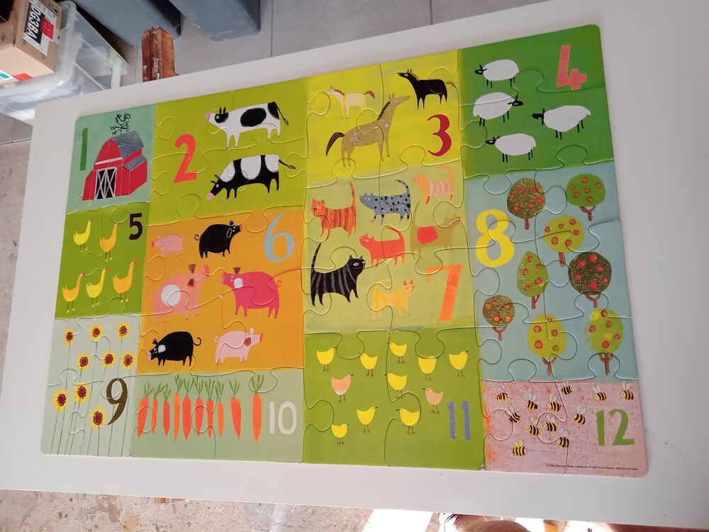 Mallette de Puzzle et Maison du Cirque 1er Age Jeux / jouets