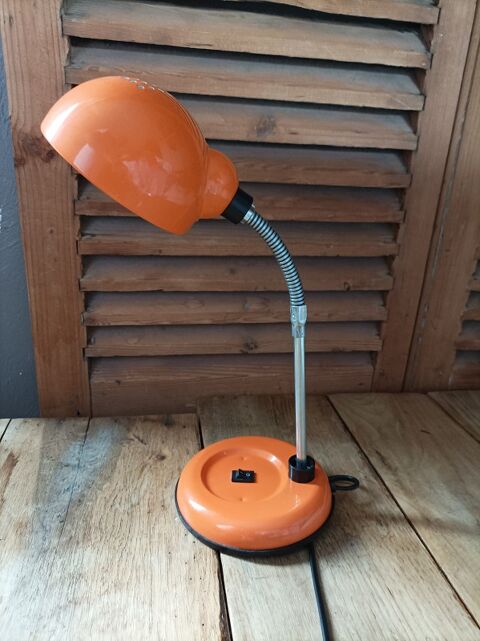 Lampe boule bureau chevet Mtal orange dpm 0923022 35 Ploubazlanec (22)