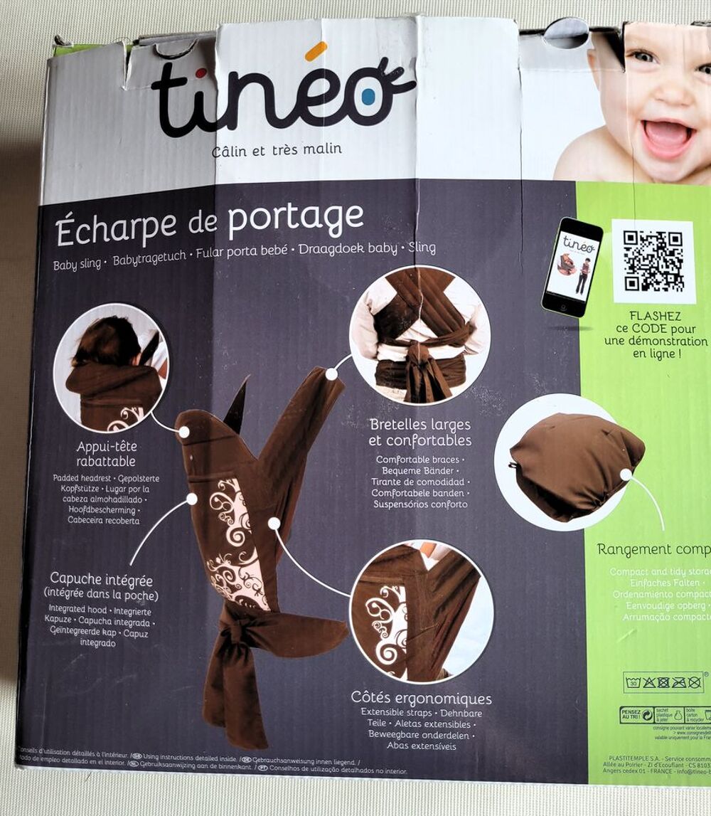 Porte bébé hamac tineo top