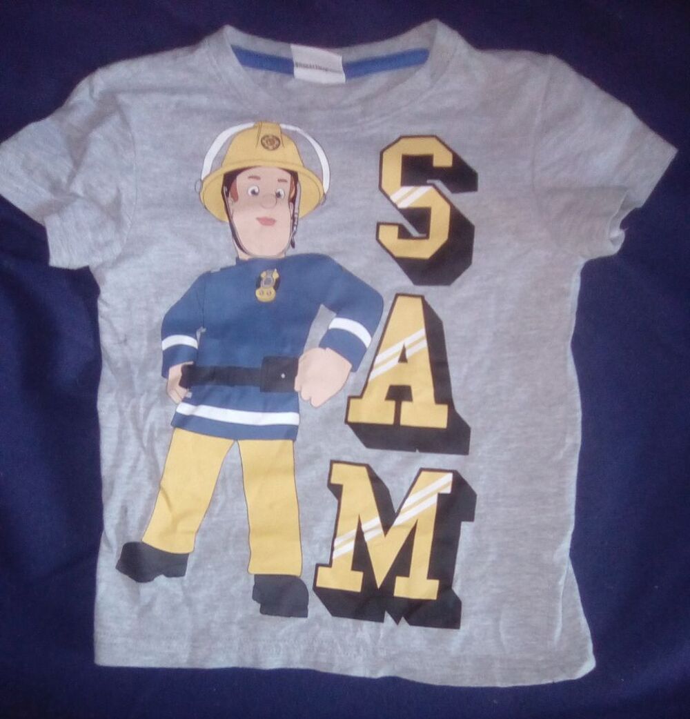 t shirt sam le pompier Vêtements enfants