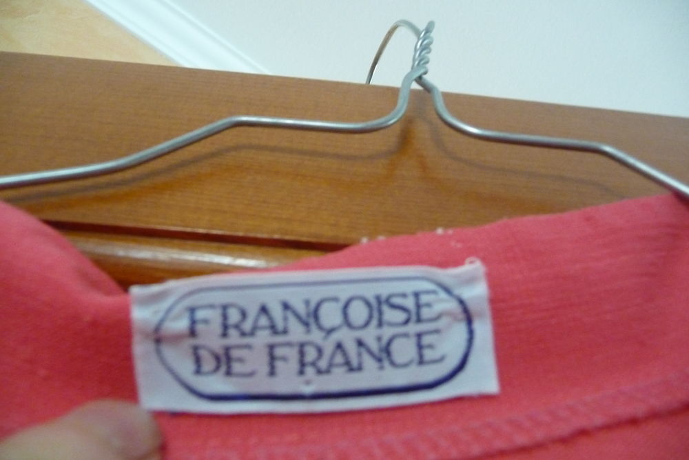 ROBE FEMME MANCHES COURTES "FRANCOISE DE FRANCE" Vêtements