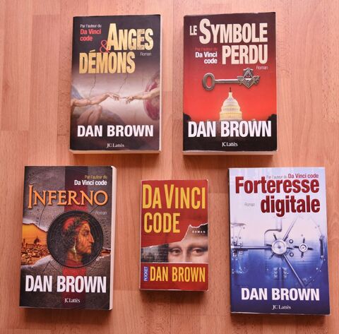 5 Livres de Dan BROWN. Unit� ou lot. Tr�s bon �tat 6 Gujan-Mestras (33)