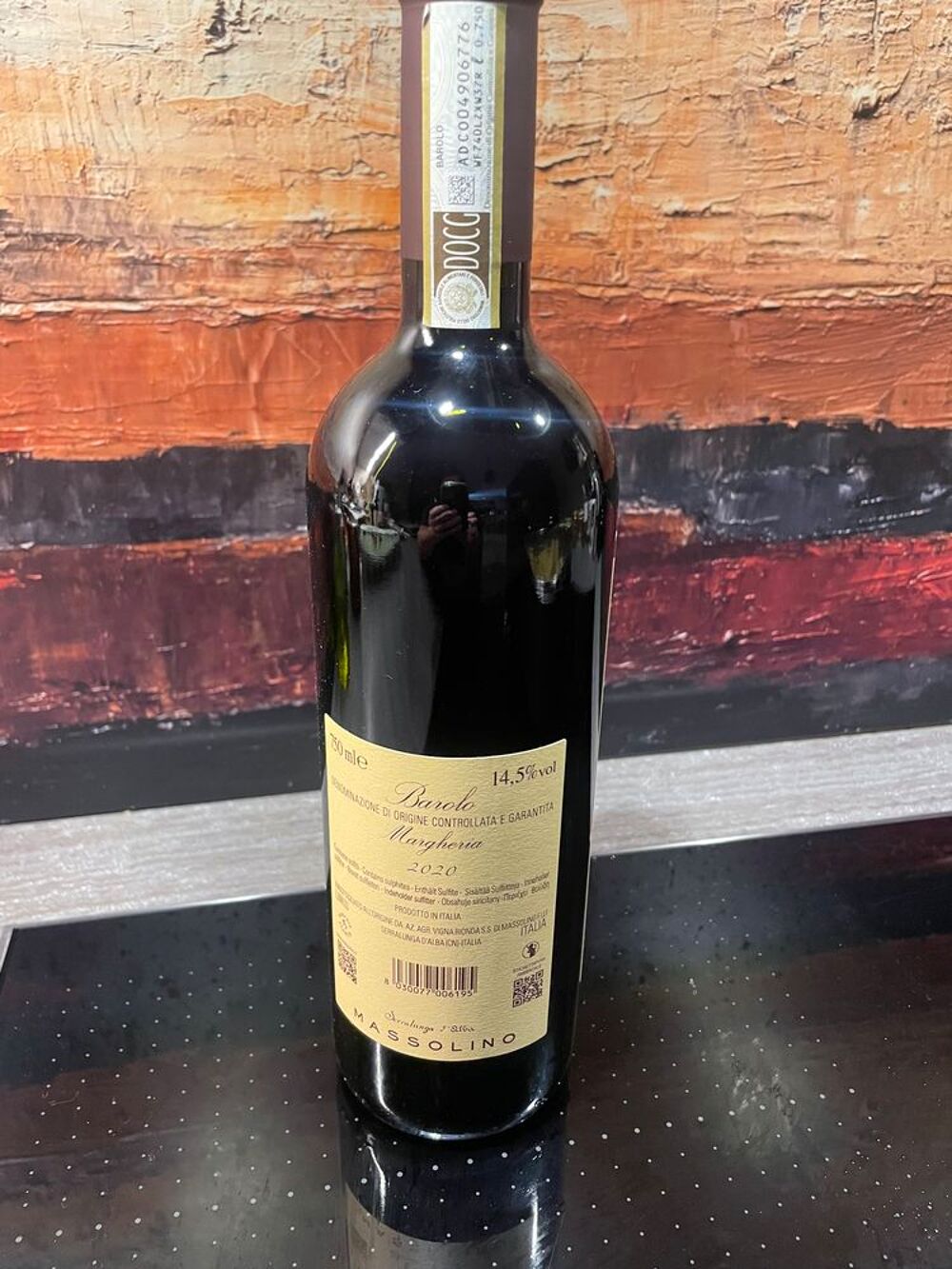 1 Bt BAROLO MARGHERIA 2020 - Massolino Piemont 95pk Cuisine