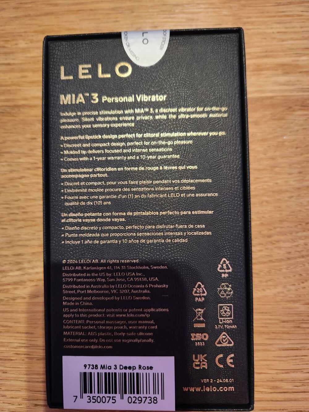 LELO MIA 3 - Neuf sous blister Bijoux et montres