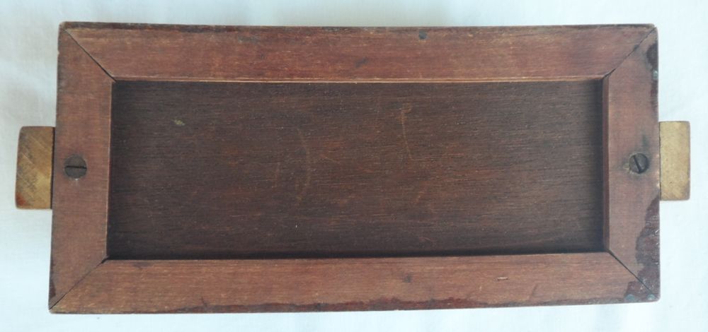 1 plateau en bois avec miroir et 2 petits verres oiseaux Décoration