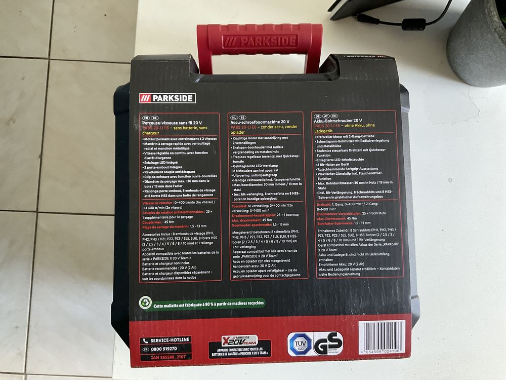 Perceuses-visseuse sans fil 20 V neuf jamais utilis&eacute;e Bricolage