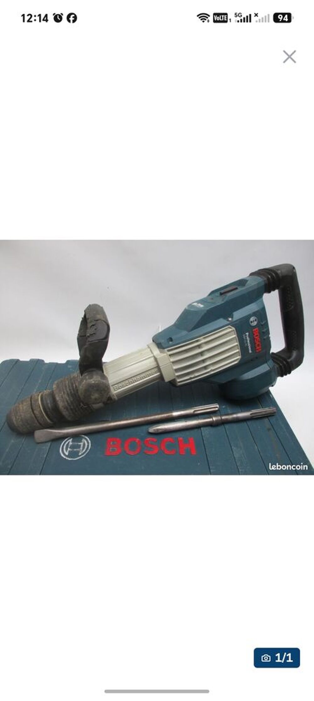   Bosch professionnel GSh 11 vc  
