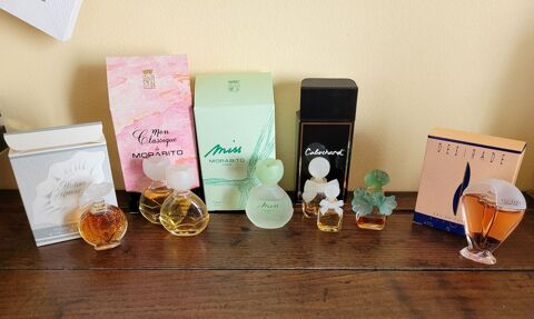Miniatures de parfums Grès, Morabito, Aubusson  20 Melun (77)