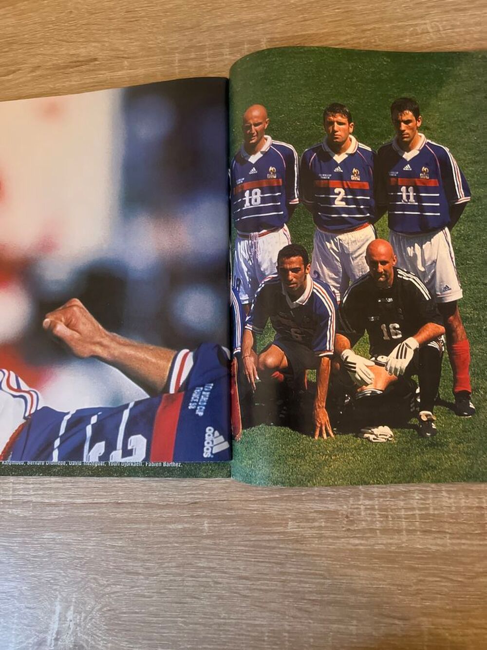Bleu blanc foot album souvenir CDM 98 