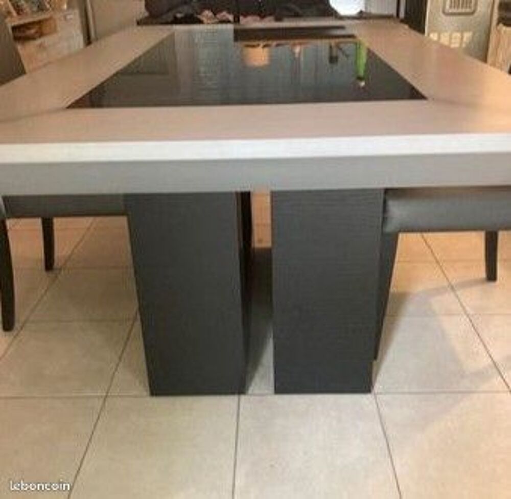 Table de salle &agrave; manger extensible MOBILIER DE FRANCE Meubles