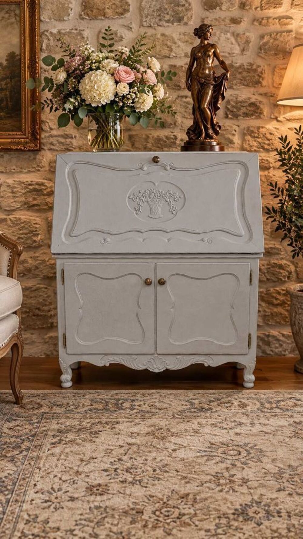 secr&eacute;taire style Louis XV Meubles