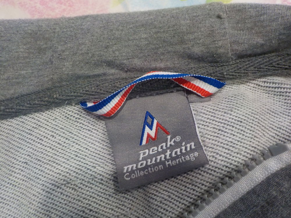 VESTE DE JOGGING GRISE PEAK MOUNTAIN TAILLE L HOMME Vêtements