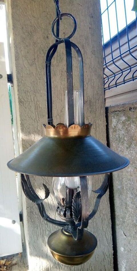 Lustre style lampe pétrole 14 Beauchamp (95)