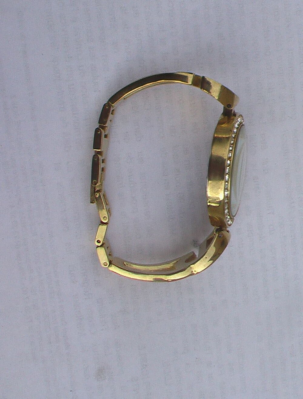 montre femme elite boitier et bracelet plaqu&eacute; jaune 
Bijoux et montres