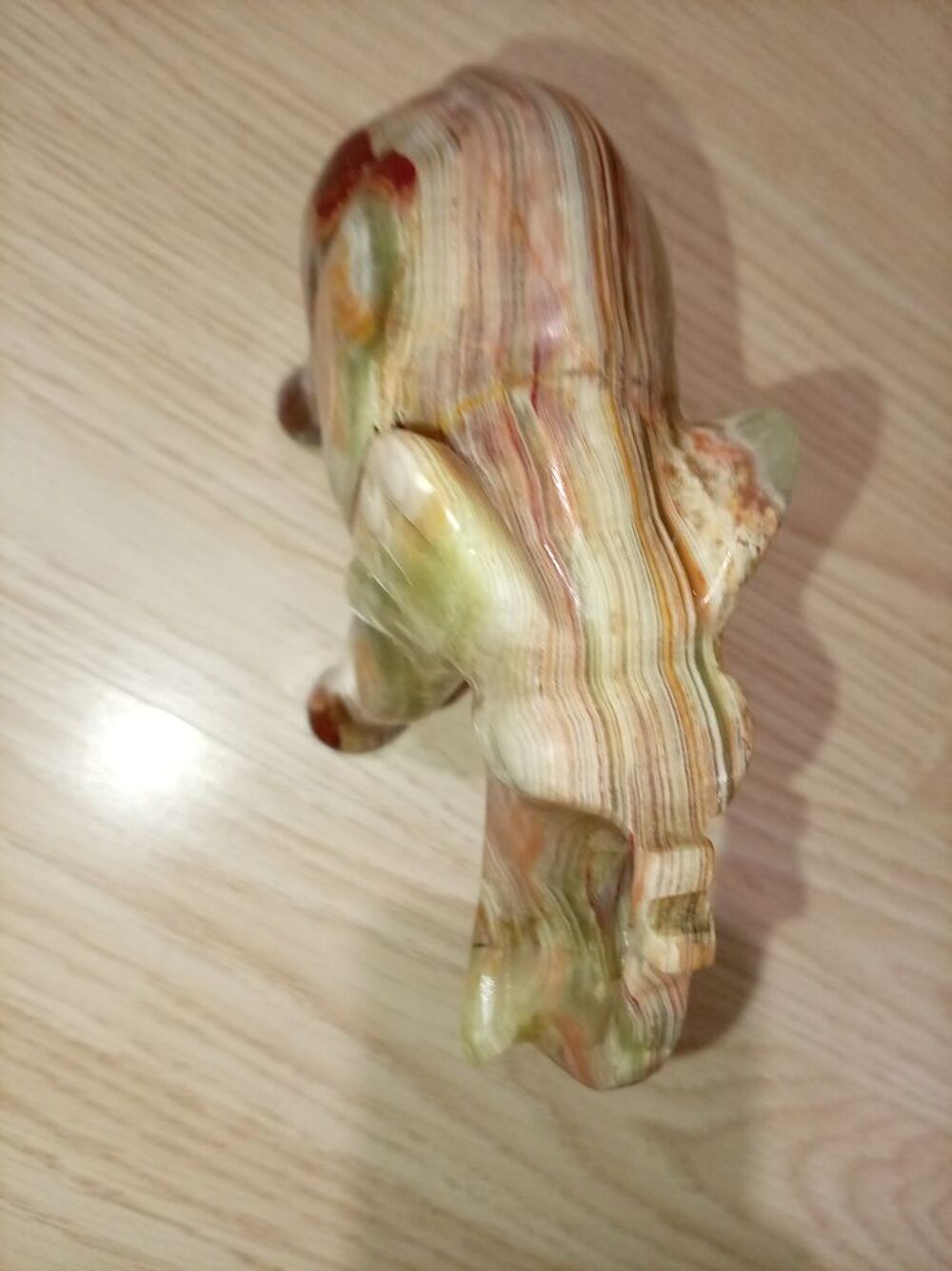 Objet d&eacute;coration elephant onyx collection 12 cm de haut Décoration