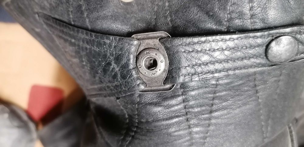 manteau cuir militaire Allemand WW2 SA SS 