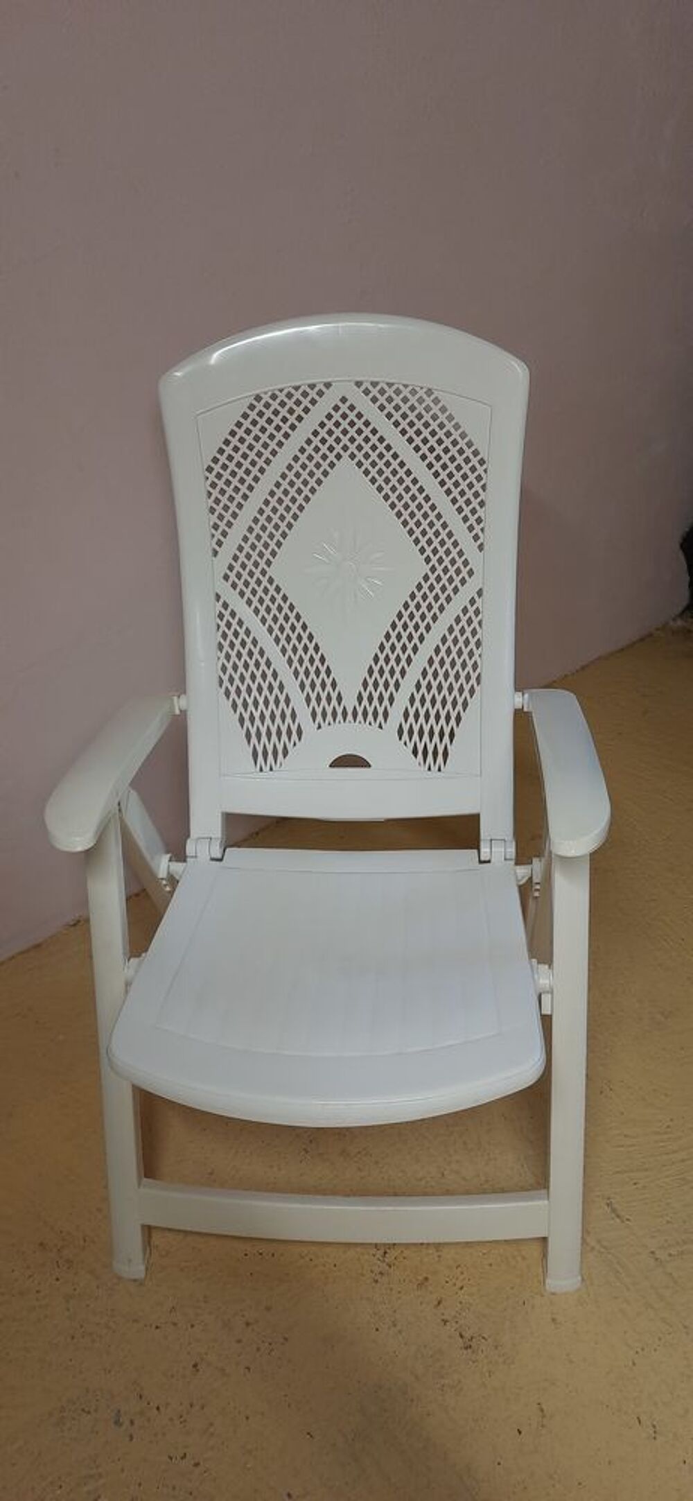 Fauteuil relax pliant multipositions en polypropyl&egrave;ne Jardin