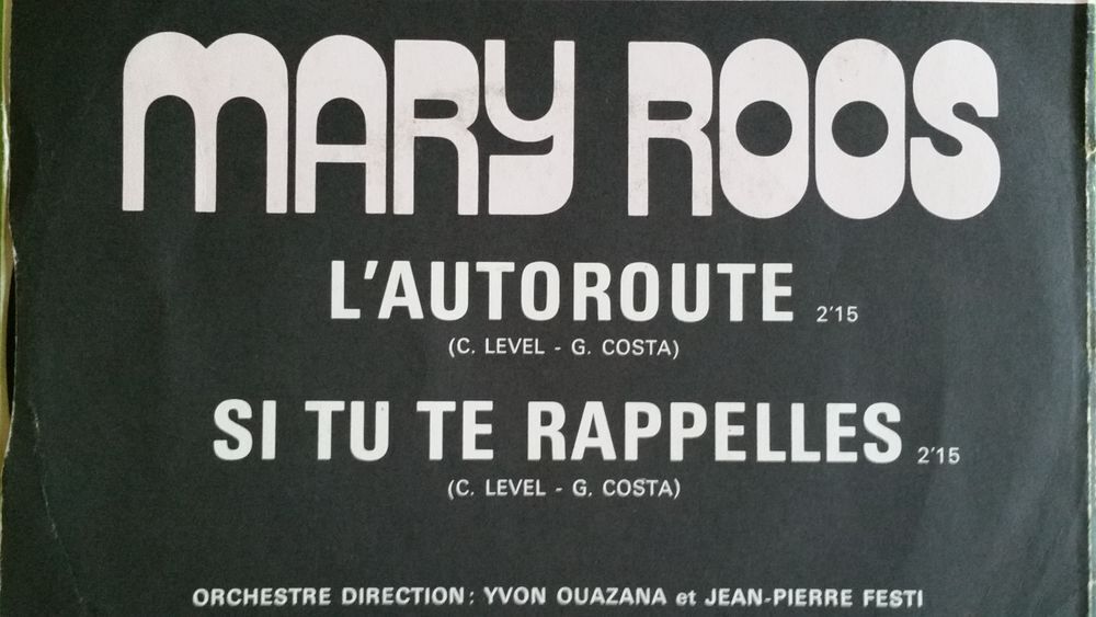 MARY ROOS CD et vinyles