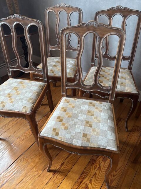 CHAISES BOIS STYLE REGENCE EN TRES BON ETAT 125 Grenoble (38)