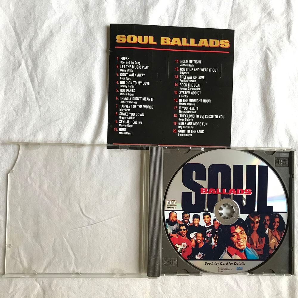 CD Soul Ballads Compilation CD et vinyles