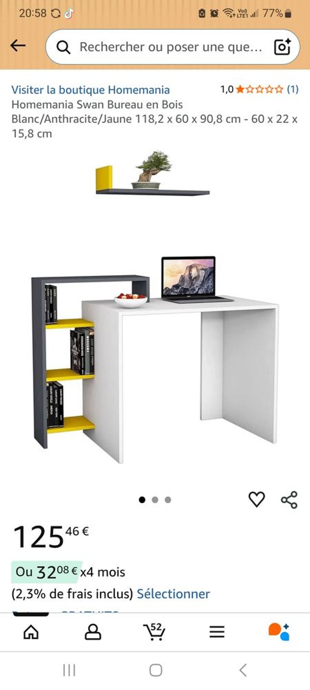 Bureau biblioth&egrave;que Meubles