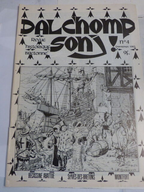 DALCHOMP SONJ N° 4  revue historique  BRETONNE 6 Brest (29)