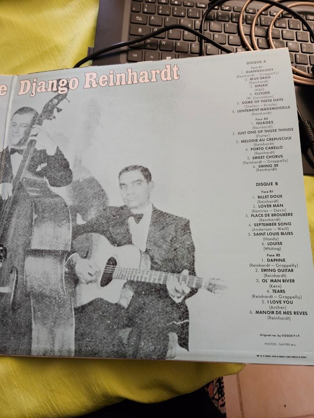 La grande Parade de Django Reinhardt 2 vinyles 1971 CD et vinyles