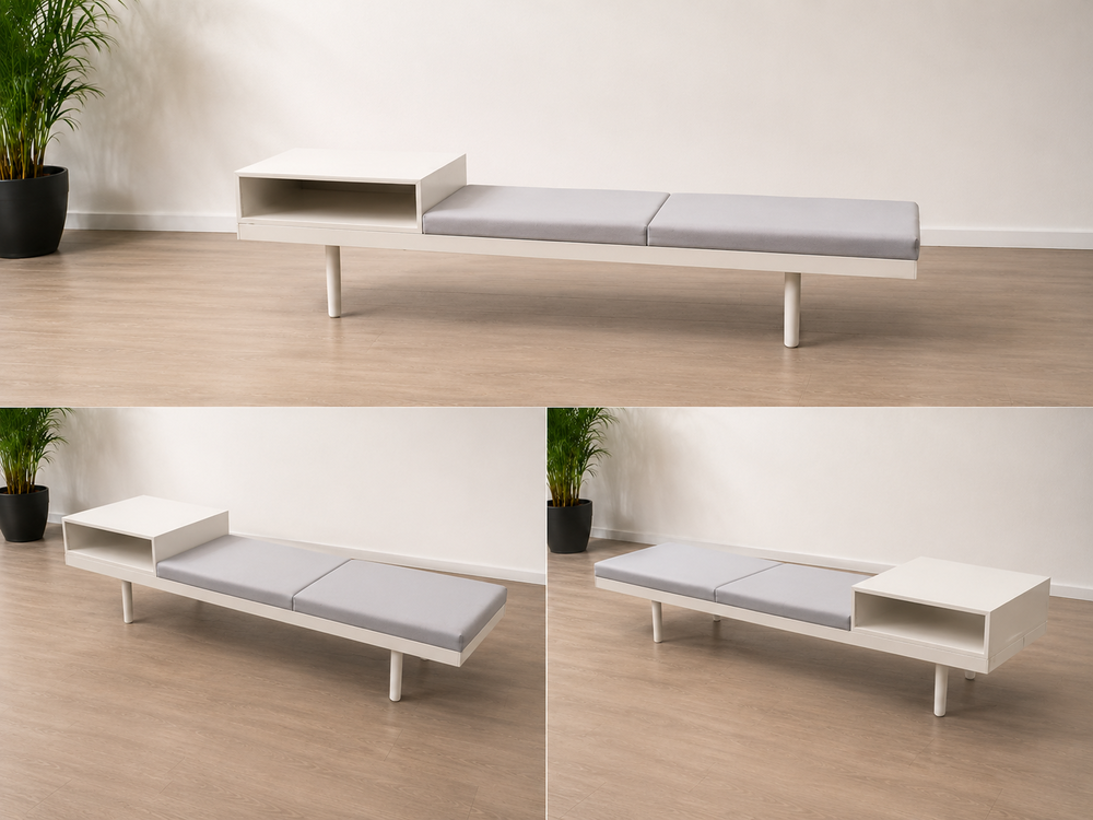 Meuble bas avec assise type banc Marque VITRA Meubles