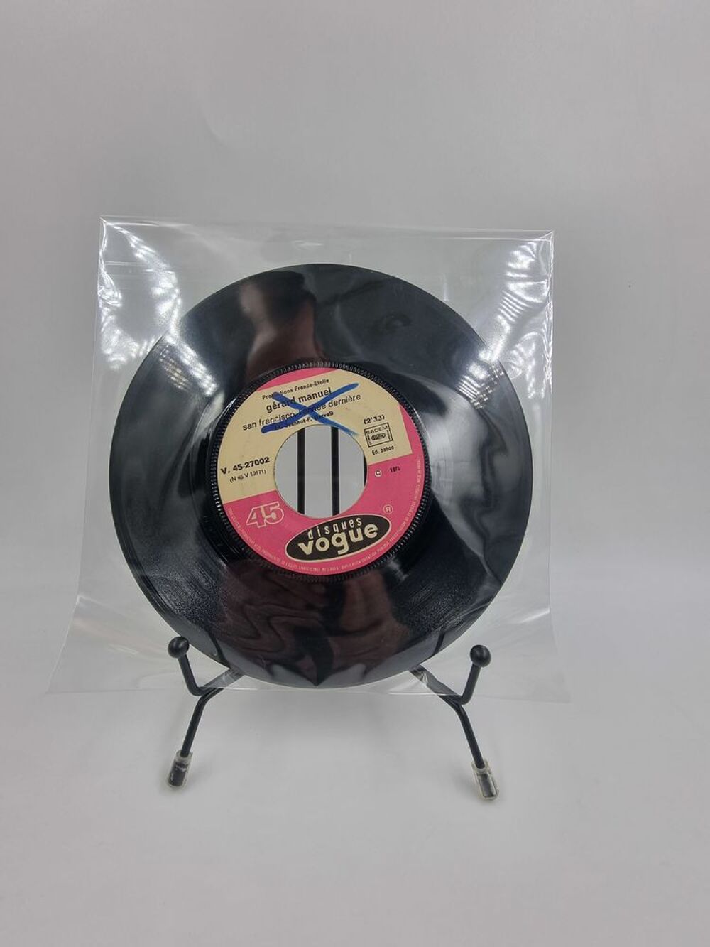 Vinyle 45 tours G&eacute;rard Manuel : San Francisco, l'Ann&eacute;e... CD et vinyles