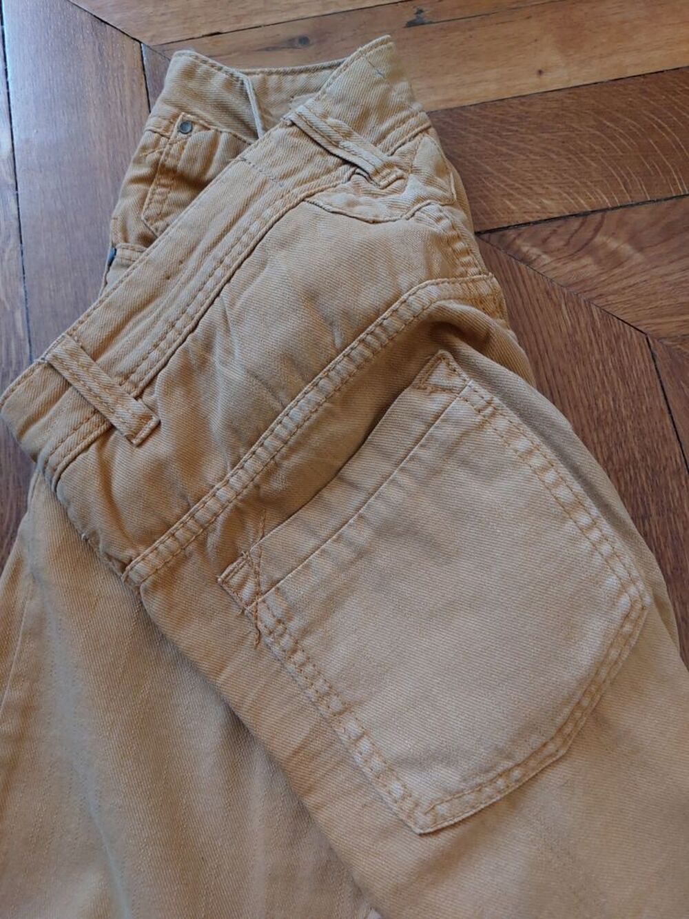 jean moutarde homme Vêtements