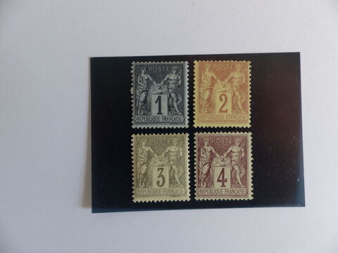 timbres  sage  83 - 85 - 87 - 88 - neufs **  cote  53 € 9 Le Havre (76)