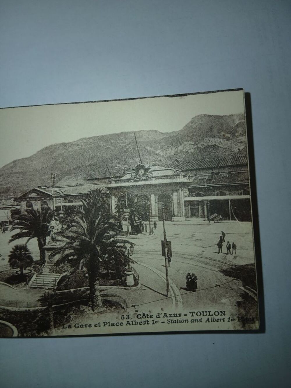 Cartes postales anciennes de Palavas, Nimes et Toulon 