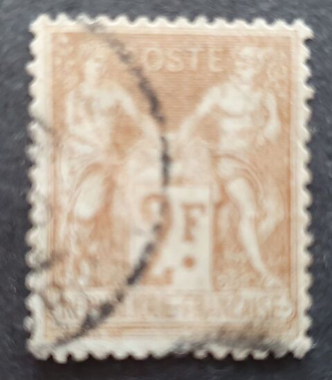 Timbre numro 105 oblitr 9 % de la cte 5 Jou-ls-Tours (37)