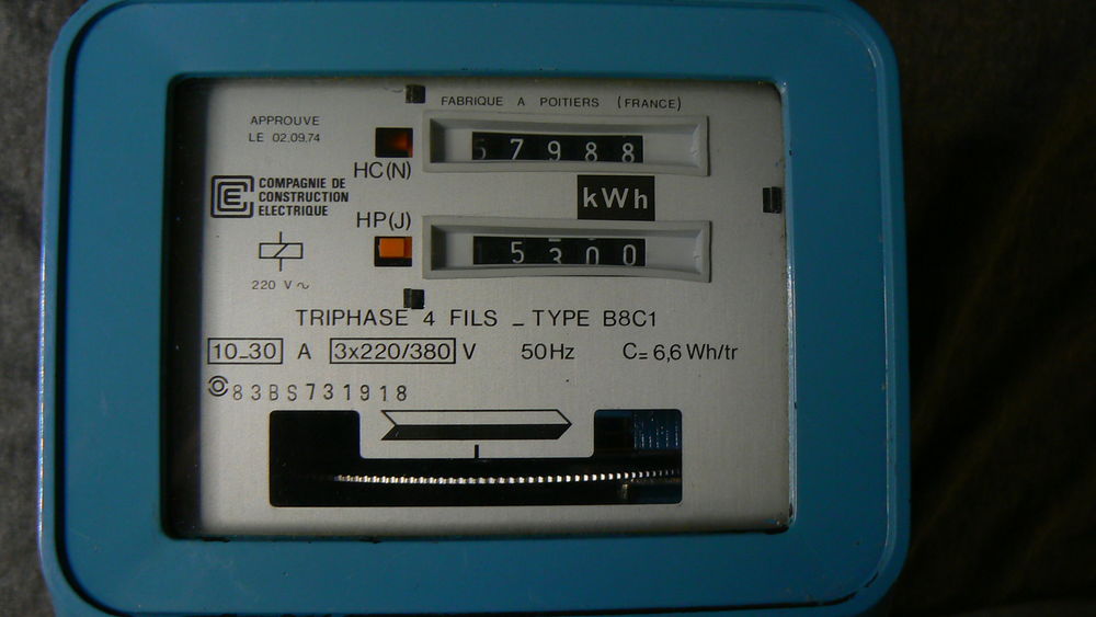 Compteur 3 phase Electroménager