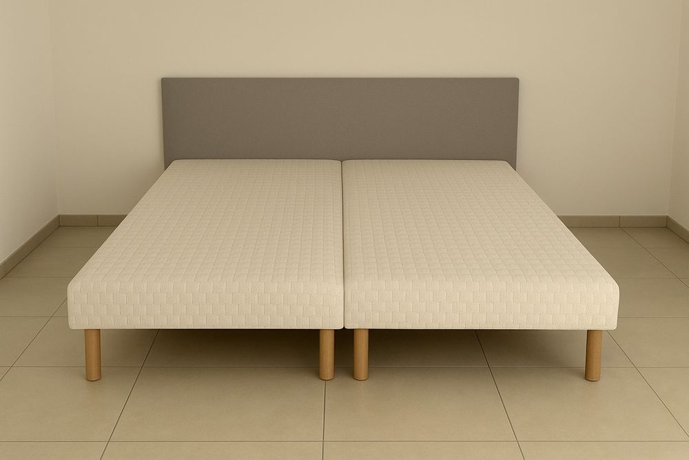 Sommier tapissier 2x90x200 + t&ecirc;te de lit Meubles