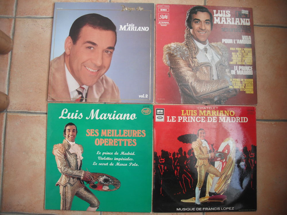 lot de 8 disques 33t de LUIS MARIANO CD et vinyles