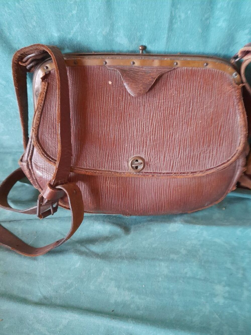 besace en cuir pour furet ou autre 