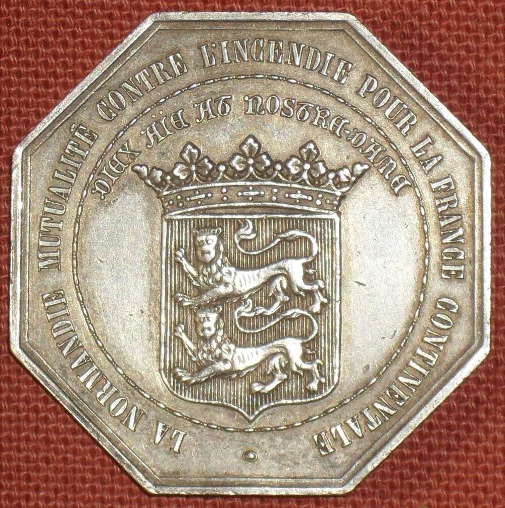 Jeton en argent Normandie: Ordonnance Royale du 20 Septembre 