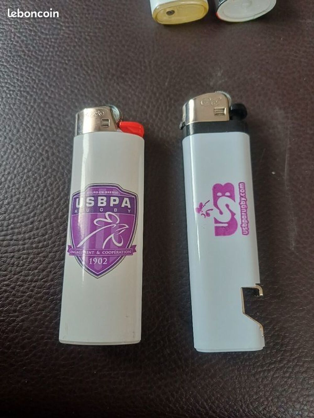 3 briquets Usbpa et violettes bressanes neuf fonctionne marq 