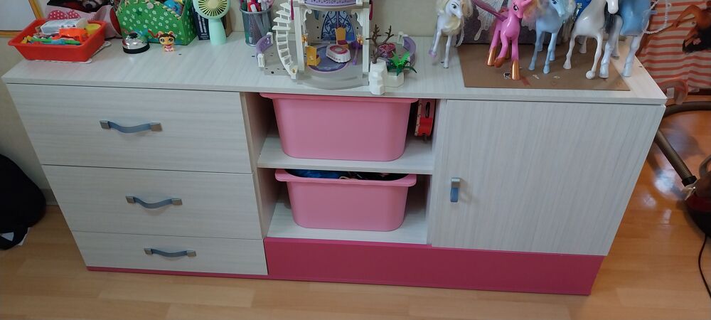 Lit enfant avec bureau et meuble Mobilier enfants