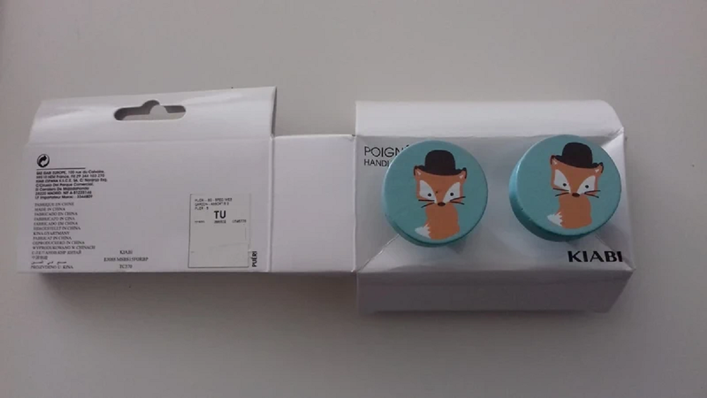 3 LOTS 2 BOUTONS POIGNEES POUR COMMODE - KIABI - Neufs Décoration