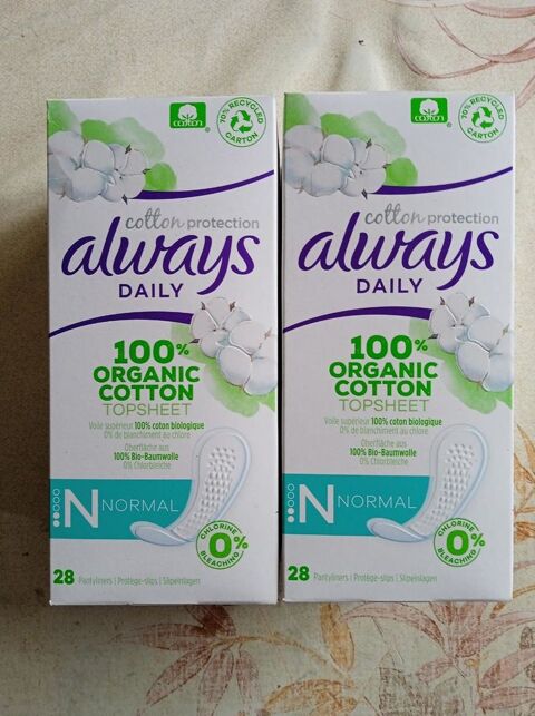 Always Daily 100% organic cotton Topsheet, protection hygin 3 Aubin (12)