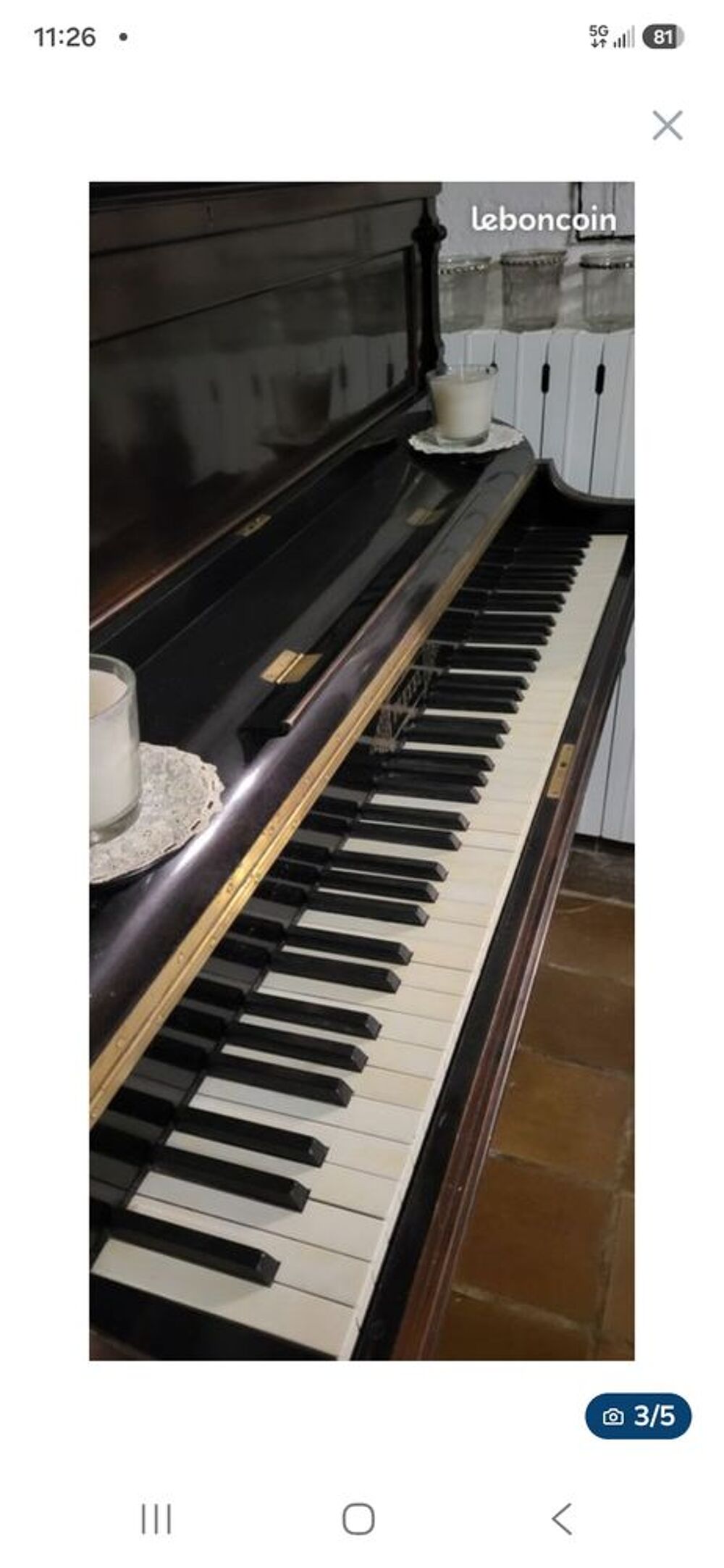 Piano droit Pleyel Instruments de musique