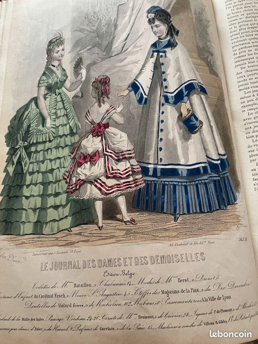 LIVRE ANCIEN DE MODE Livres et BD