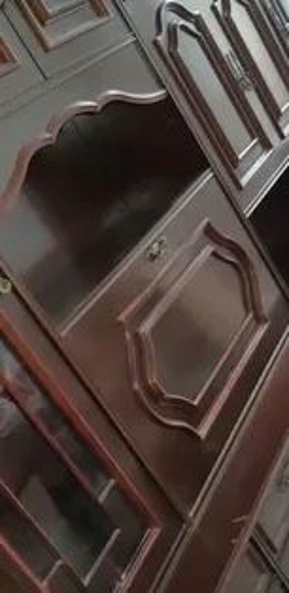 biblioth&egrave;que &eacute;tag&egrave;re vaisselier bar acajou vintage 70 80 Meubles