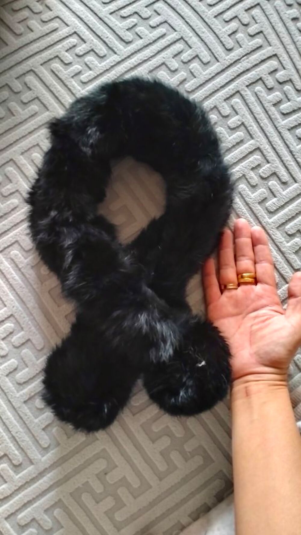&Eacute;charpes en fourrure de lapin Vêtements