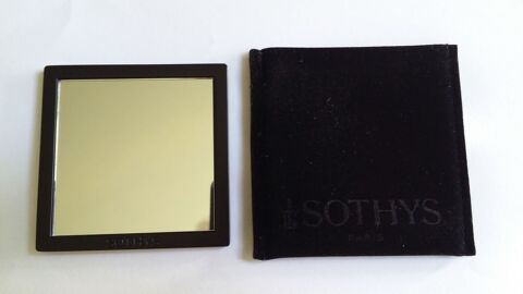Vintage miroir de poche en métal : Paris Sothys 10 Limoges (87)