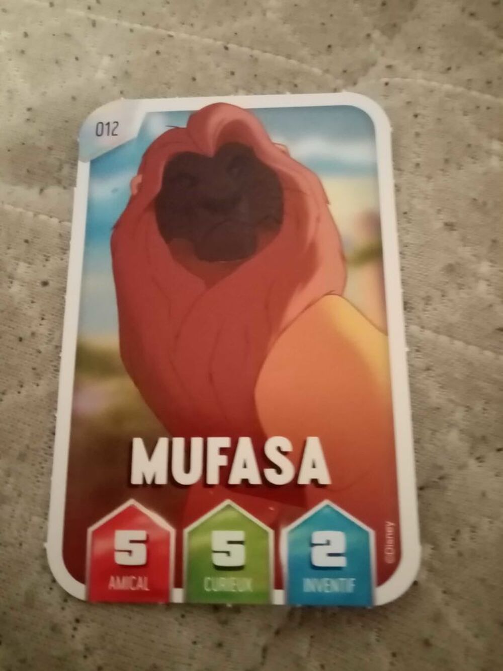 Carte disney avec num&eacute;ro Jeux / jouets