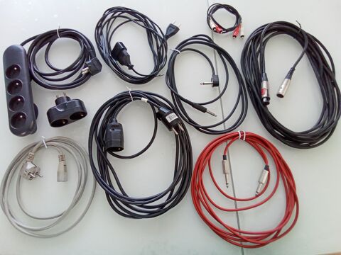 Cble divers XLR, Jack, RCA, DIN etc... 1 Orgres (35)
