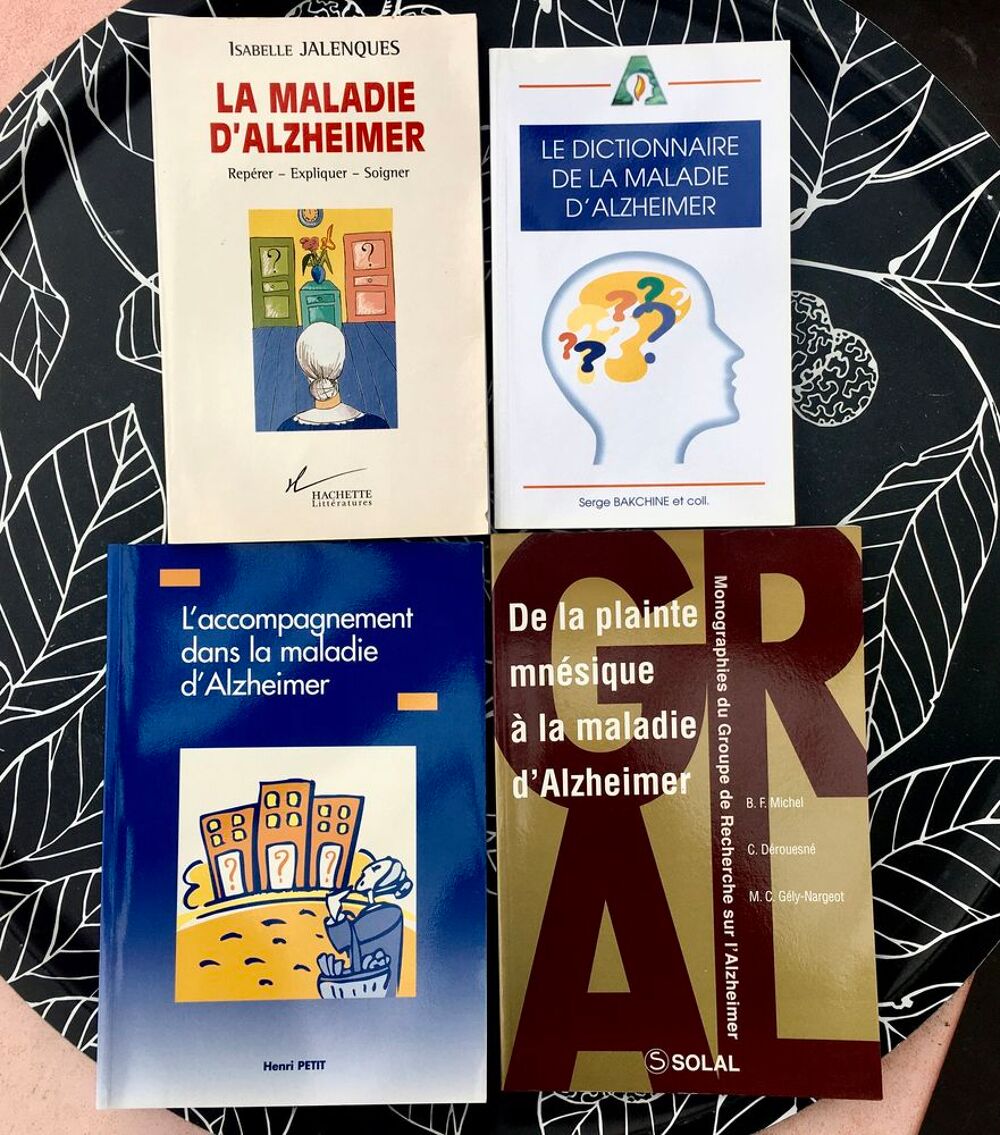 Maladie d'Alzeimer : Lot de 4 livres neufs Livres et BD